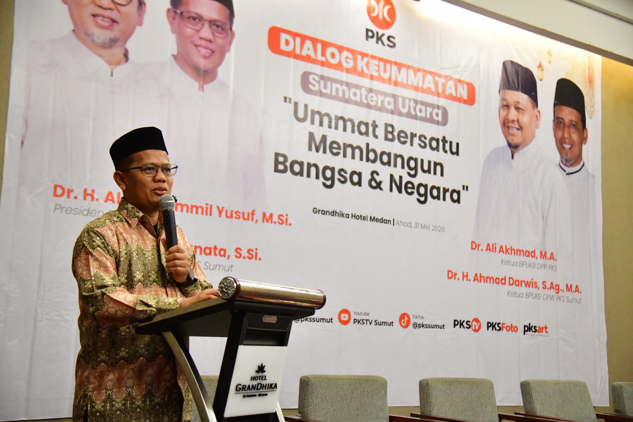 Ketua DPW PKS Sumut Andi Pranata Dorong Sinergisitas dan Kolaborasi Ummat dalam Pembangunan Bangsa Indonesia Demi Kesejahteraan Masyarakat