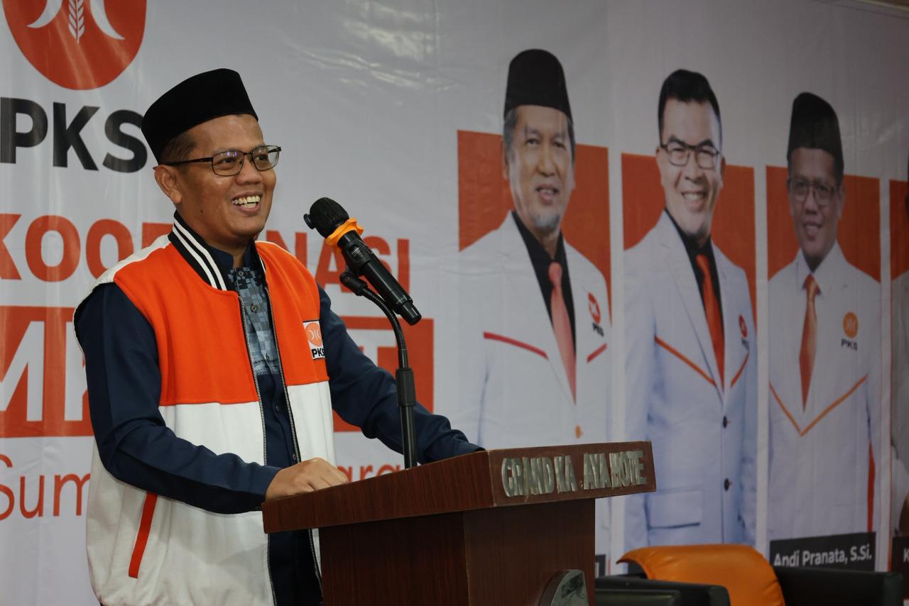 Andi Pranata Buka Rakor BOEMKRAFT DPW PKS Sumut, Ingatkan Prinsip Kerja “3T”
